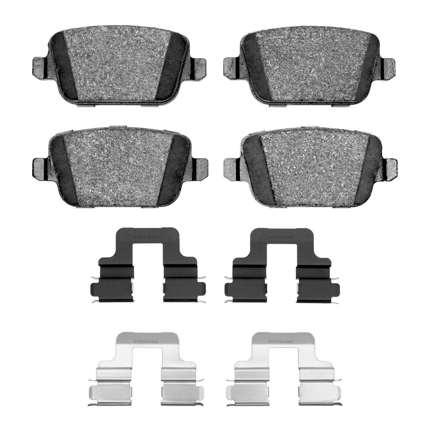 R1 Concepts R1 Optimum OE Pads And Hardware Kit (Volvo S80 2010-07) - 2551-1314-01