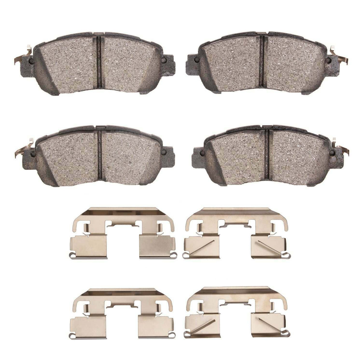 R1 Concepts R1 Optimum OE Pads And Hardware Kit (Nissan Kicks 2021-17, Versa 2021-20) - 2551-2038-01
