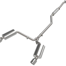AFE Takeda 2-1/2 IN to 2-1/4 IN 304 Stainless Steel Cat-Back Exhaust System Polished Acura TSX 09-14 L4-2.4L - 49-36629-P