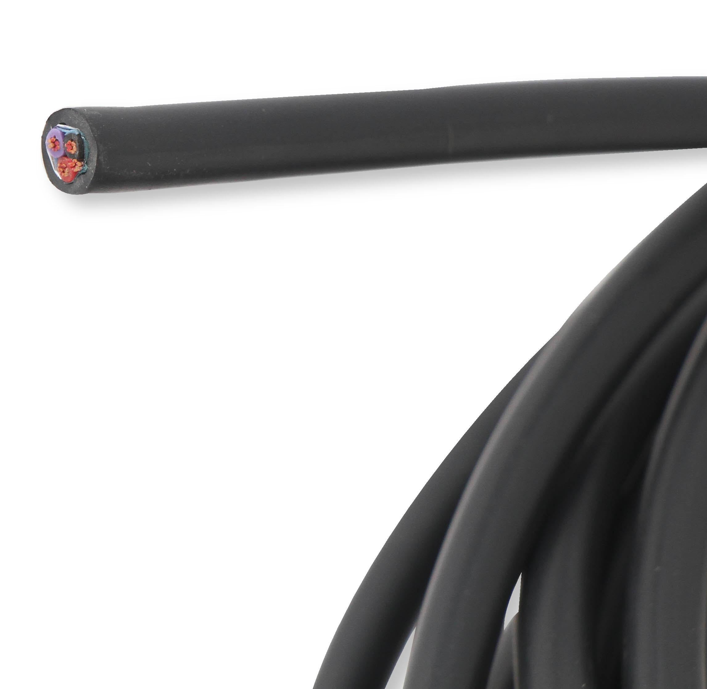 Holley 25FT Shielded Cable, 3 Conductor.  - 572-103