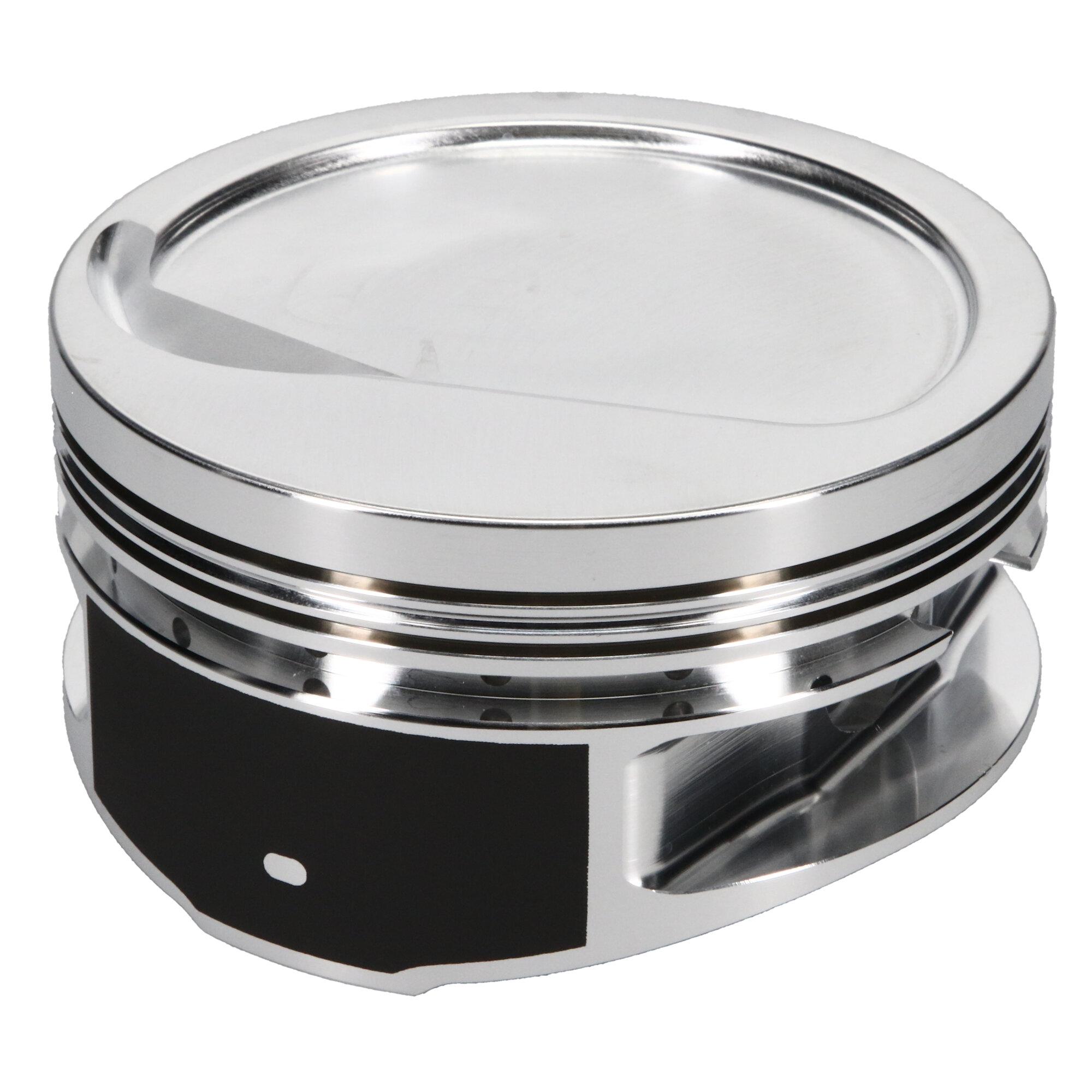 JE Pistons Piston Set, 2618, Inv Dome/Dish, 4.560 Bore, 1.270 CD, 0.990, Pin Dia, Set of 8. - 257944