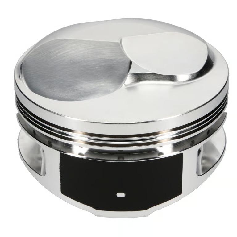 JE Pistons Piston Set, 2618, Dome, 4.600 Bore, 1.120 CD, 0.990, Pin Dia, Set of 8. - 258220