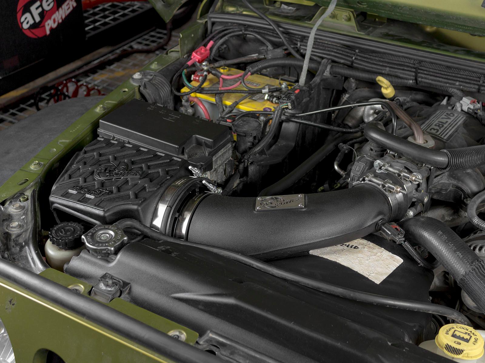 AFE Momentum GT Cold Air Intake System w/ Pro DRY S Media (2007-2011 Wrangler) - 51-76213