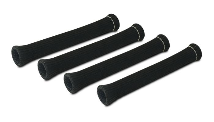 Vibrant Performance Spark Plug Boot Insulator, Size: 3/4" Diameter, 8" Long (4/Pack) - Black Color - 25891