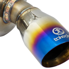 AFE Takeda Cat-Back Exhaust w/ Blue Flame Tip (2016-2021 Civic) - 49-36615-L