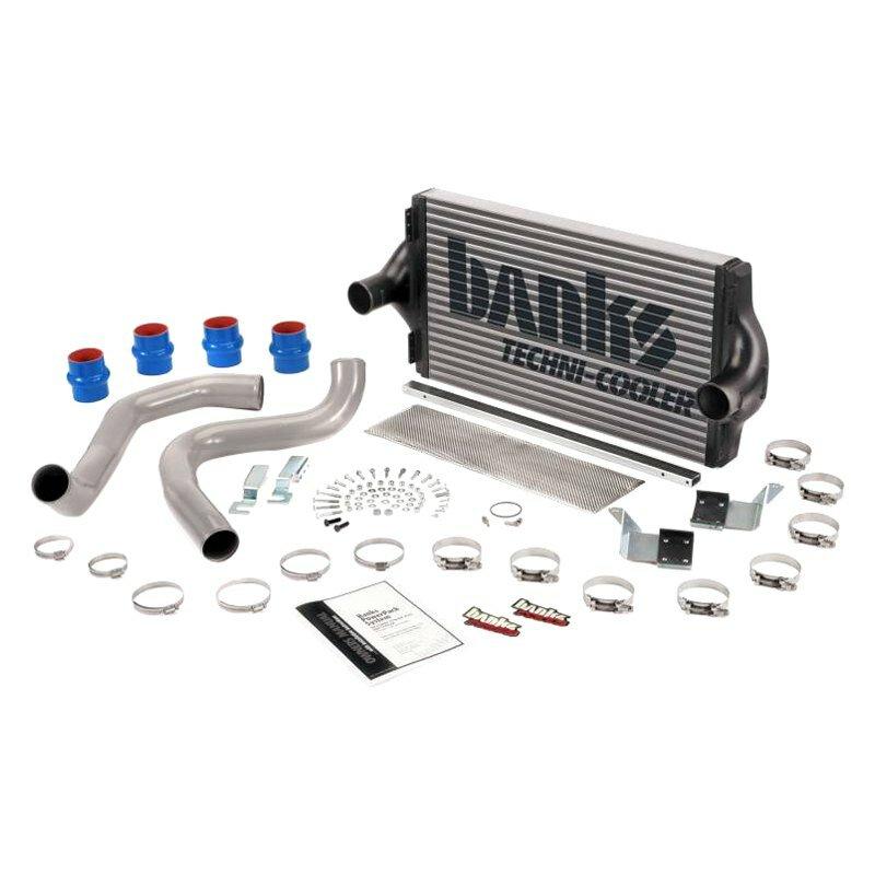 Banks Power Intercooler Upgrade Includes Boost Tubes (Red Powder-Coated) Late 1999.5-2003 Ford F250/350, 7.3L Power Stroke - 25973