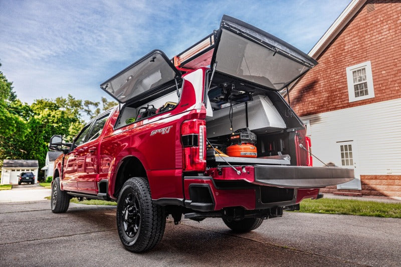 AMP Research Amp Research Bedstep Flip Down Bumper Step 23-25 Ford F-250/350 (2023-2025 F-250 Super Duty, F-350 Super Duty) - 75330-01A