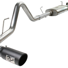 AFE MACH Force-Xp 3 IN 409 Stainless Steel Cat-Back Exhaust System w/Black Tip (2007-2009 Tundra) - 49-46006-B