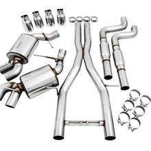 AWE Tuning 16-19 Chevy Camaro SS Res Cat-Back Exhaust -Touring Edition (Quad Chrome Silver Tips) - 3015-42092