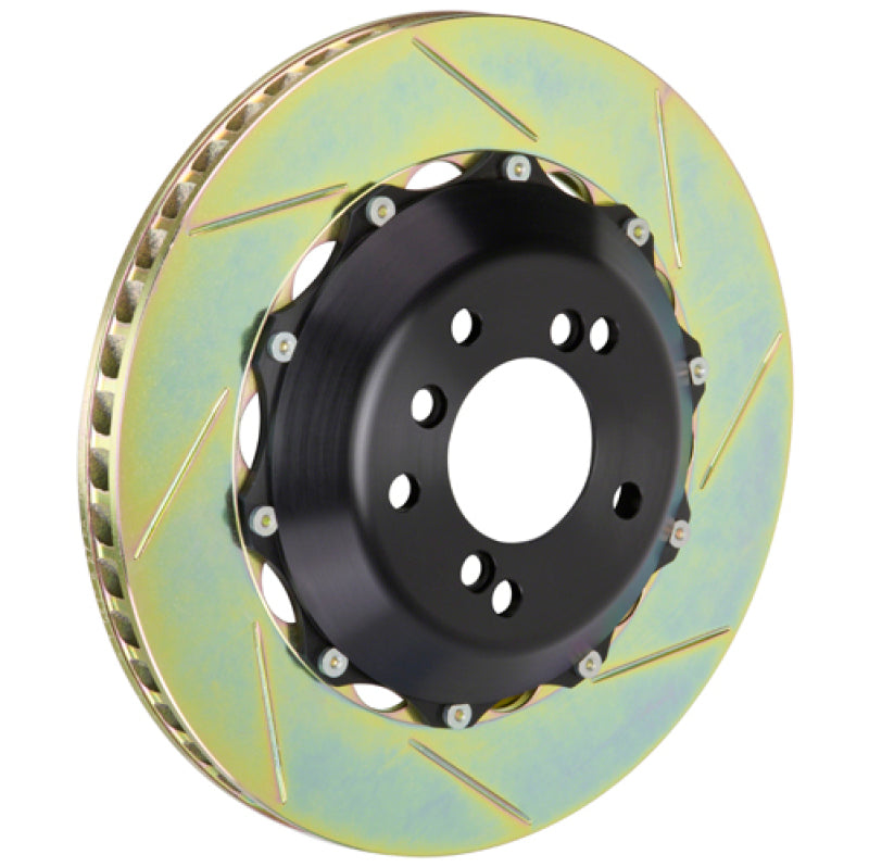 Brembo 4 Piston Brake Kit with Type 1 Slotted Rotors (2016-> LEXUS GS-F Rear) - 202.8003A