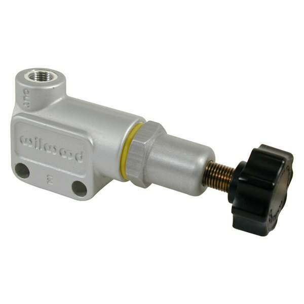 Wilwood Proportioning Valve - Knob Adjust M10x1 BBF Inlet & Outlet - 260-12627