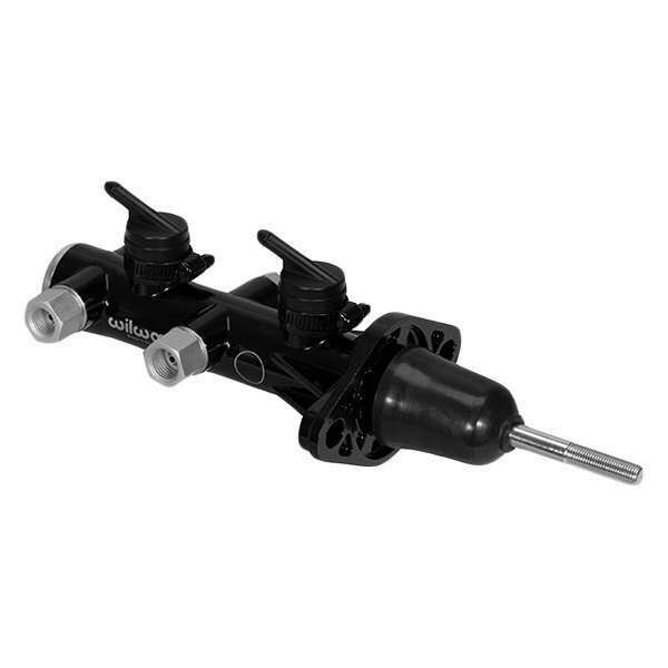 Wilwood Tandem Remote Master Cylinder - 15/16in Bore Black - 260-14242-BK