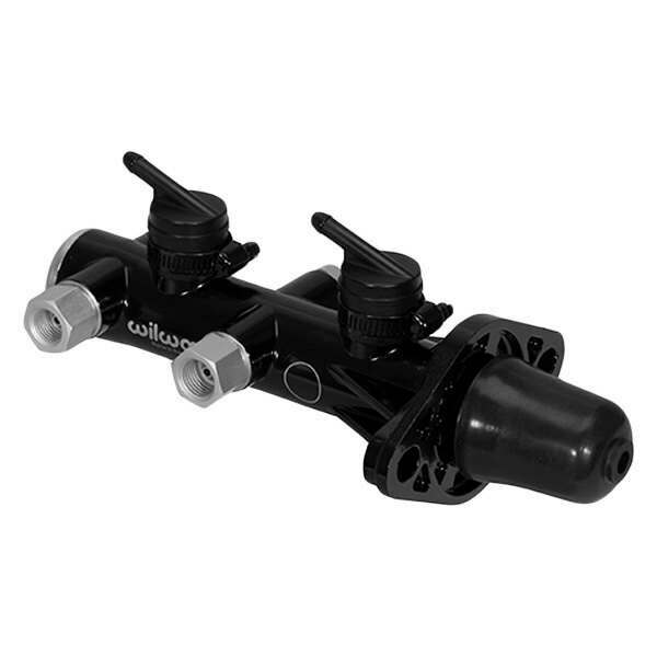 Wilwood Tandem Remote Master Cylinder - 1in Bore Black - 260-14243-BK