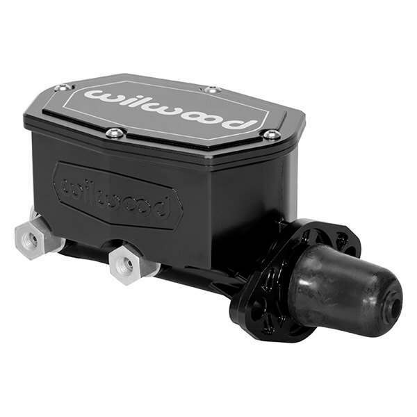 Wilwood Compact Tandem Master Cylinder - 1in Bore - w/Pushrod (Black) - 260-14959-BK