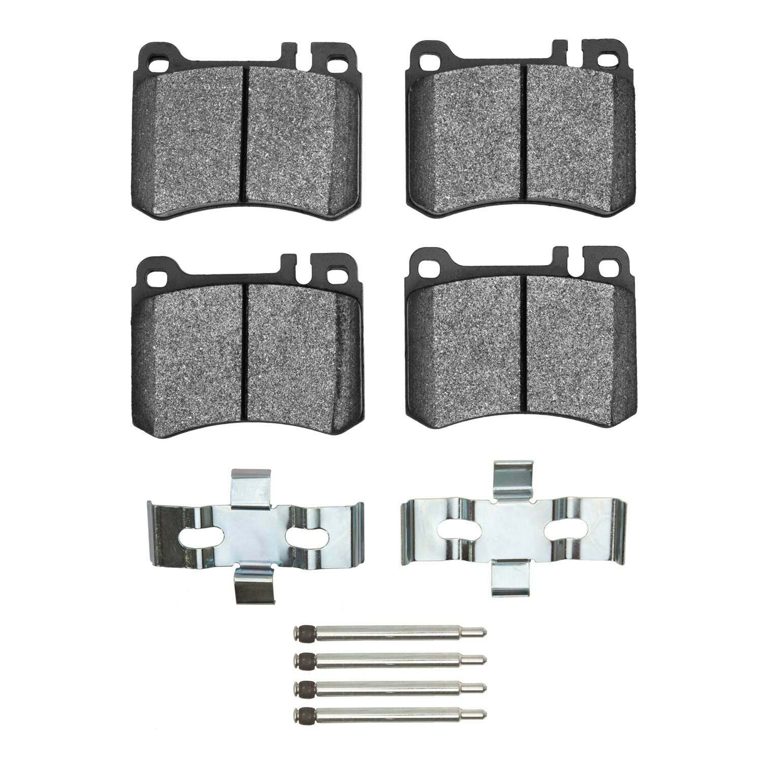 R1 Concepts R1 Euro Ceramic Pads And Hardware Kit (Mercedes-Benz 560SL 1989-86) - 2600-0424-01