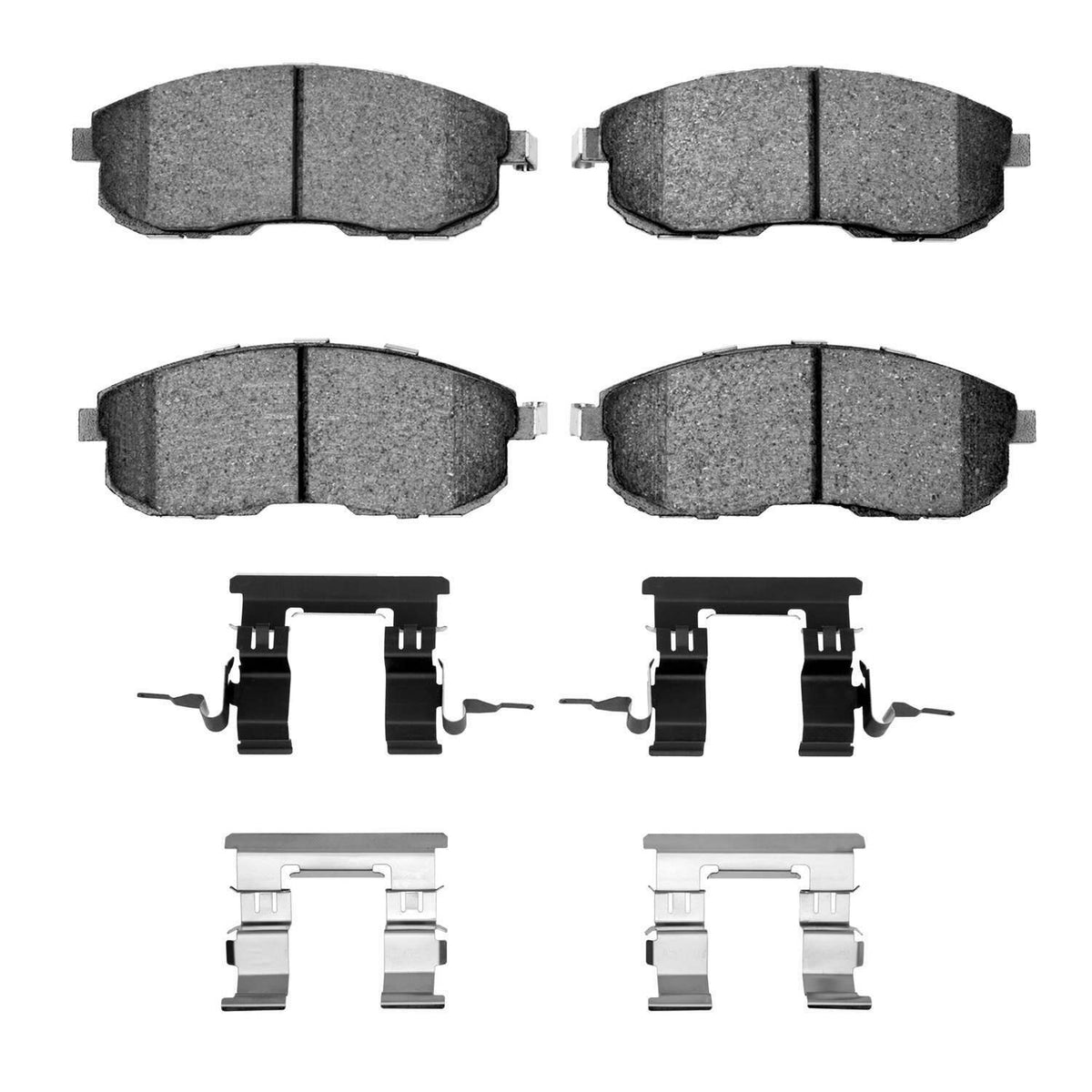 R1 Concepts R1 Euro Ceramic Pads And Hardware Kit (Infiniti G35 2005-03; Nissan 350Z 2005-03, Sentra 2012-07) - 2600-0815-01