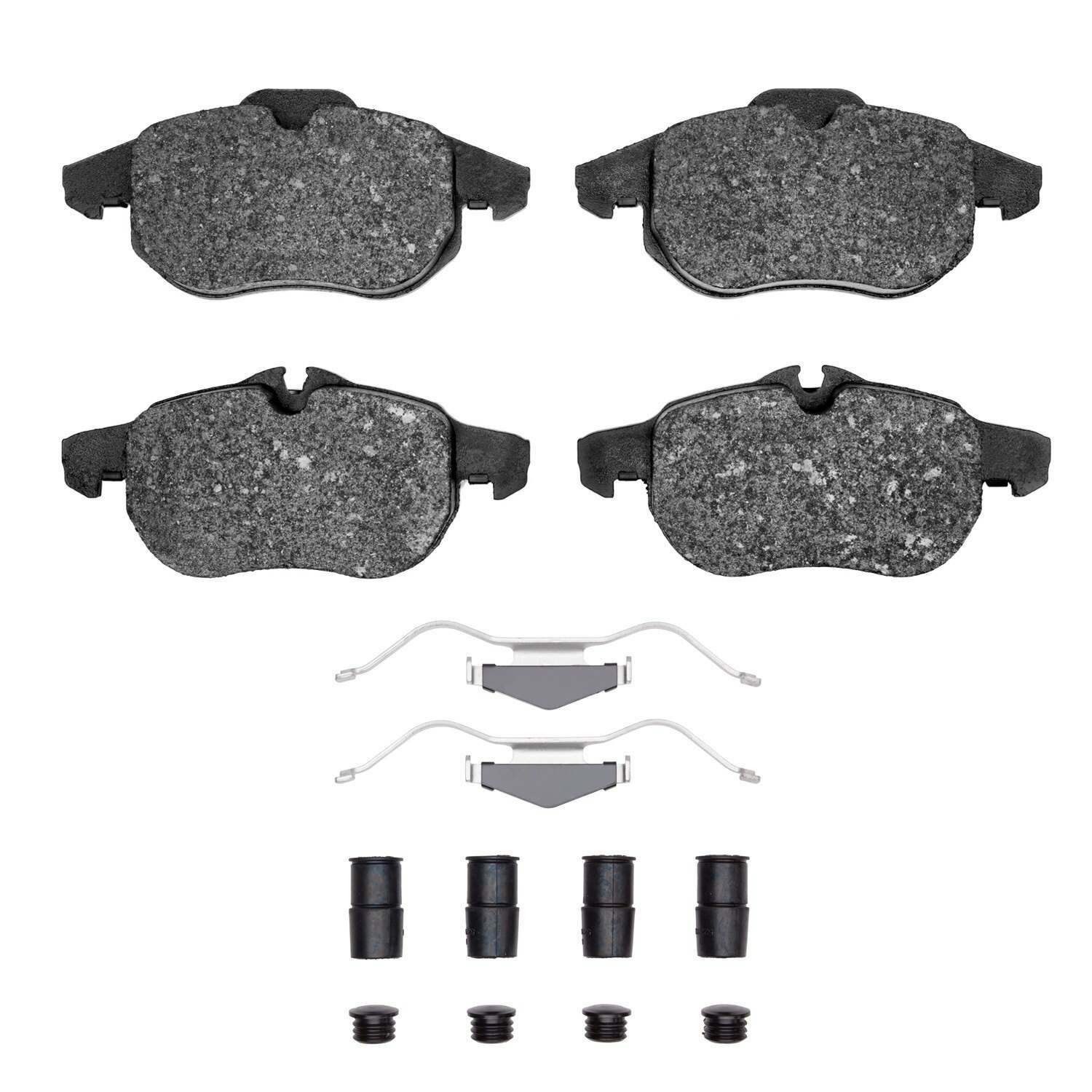 R1 Concepts R1 Euro Ceramic Pads And Hardware Kit (Saab 9-3 2005-03) - 2600-0972-03