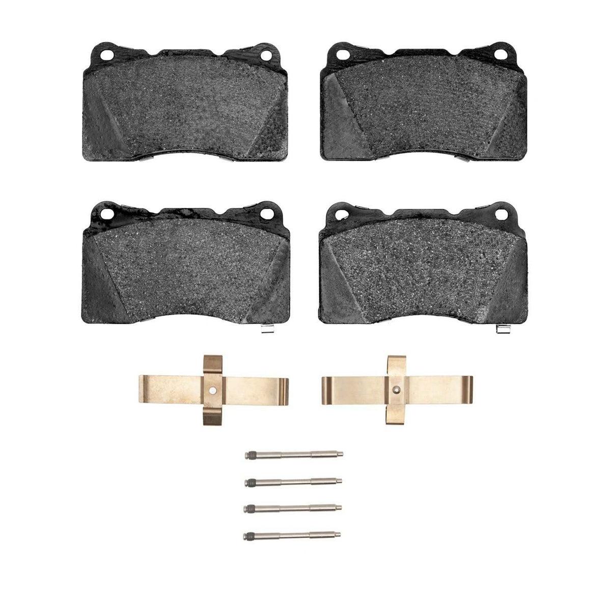 R1 Euro Ceramic Pads and Hardware Kit ( Jaguar Vanden Plas 2003-98, XJ8 2003-98, XJR 2001-98, XK8 2006-01 1999-97, XKR 2006-00) - 2600-0688-11