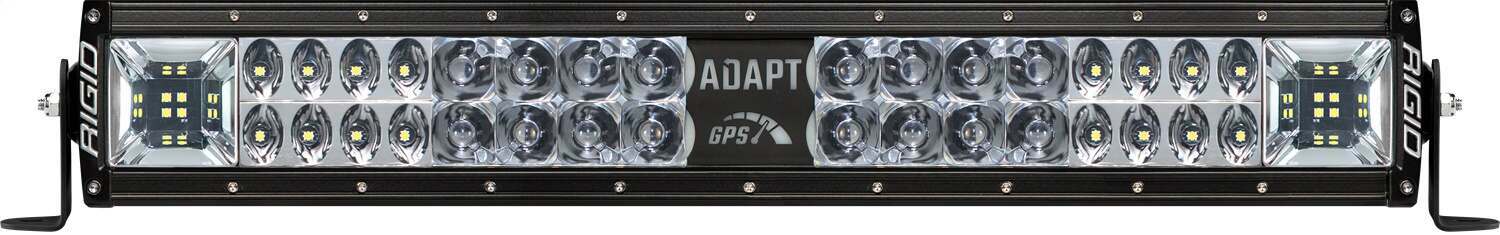 RIGID Industries Rigid Adapt E-Series Led Light Bar With 3 Lighting Zones And Gps Module, 20 Inch - 260413