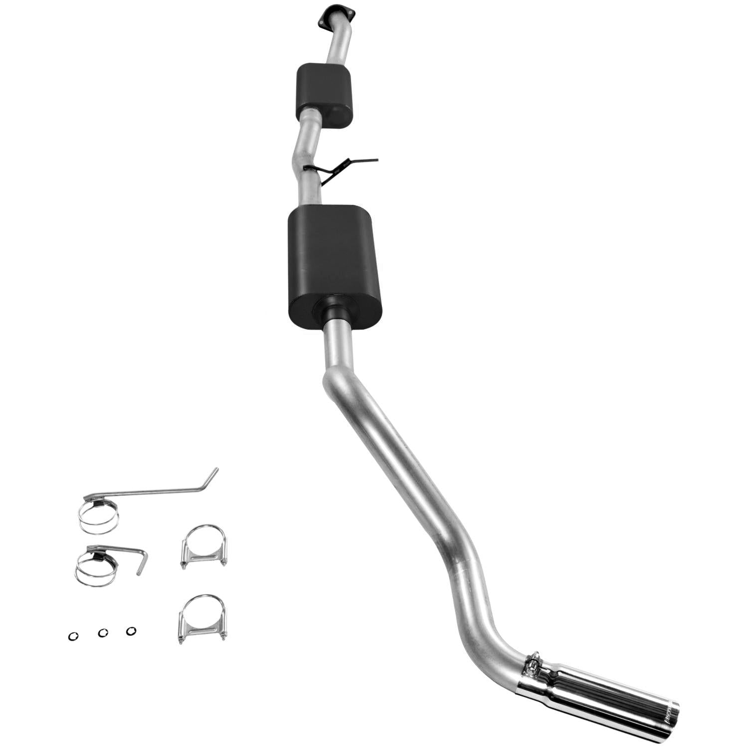 Flowmaster Cat-back System - Single Side Exit - Force II - Mild Sound