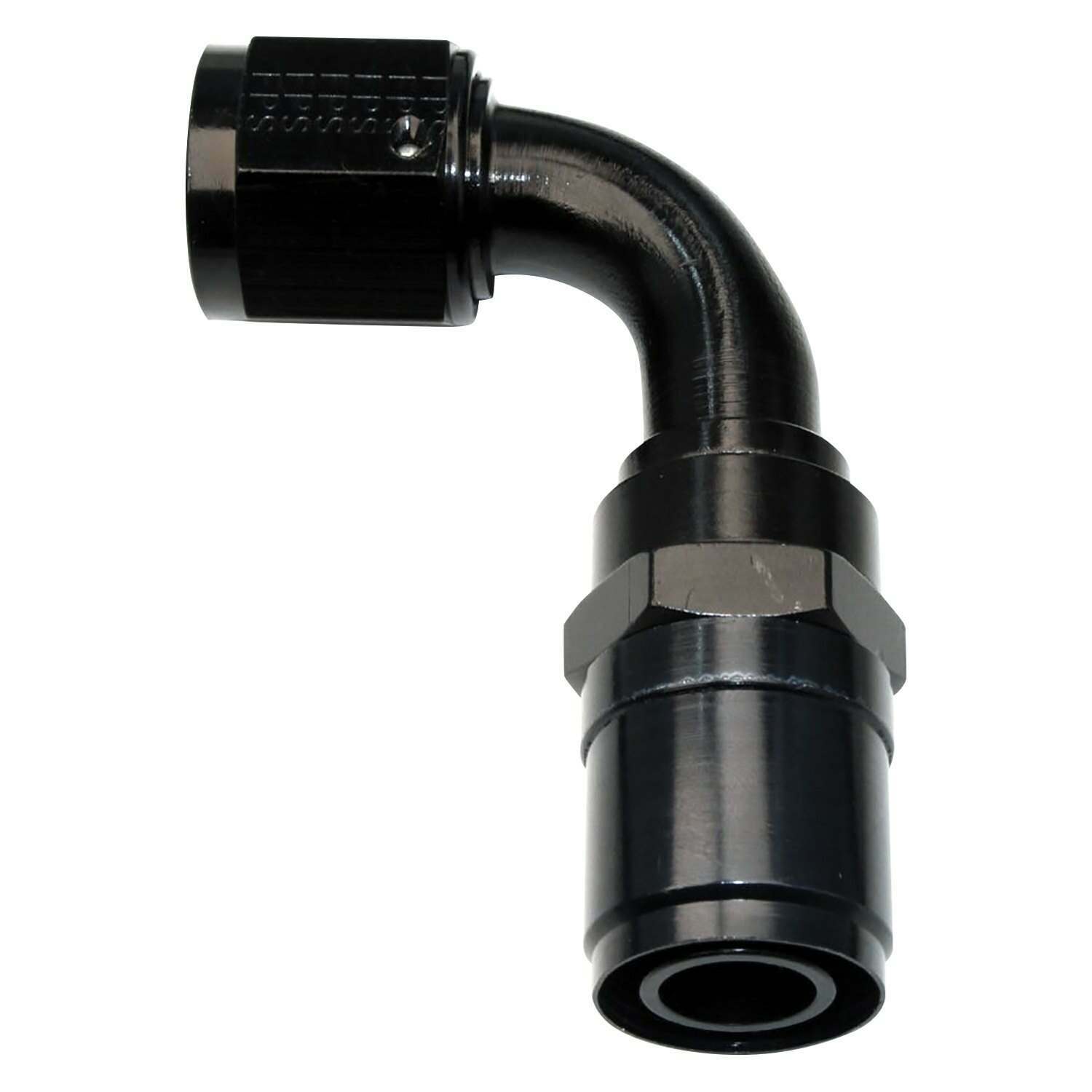Fragola #8 Race-Rite, Crimp-On Hose End, 90 Degree - 2609008
