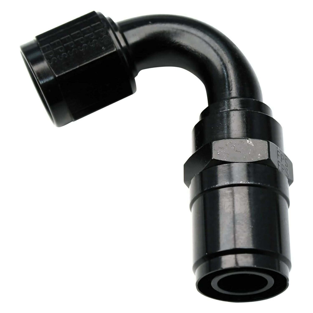 Fragola #6 Race-Rite, Crimp-On Hose End, 120 Degree - 2612006