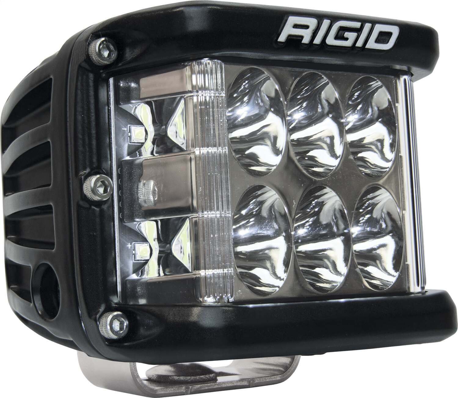 RIGID Industries Rigid D-Ss Pro Side Shooter, Driving Optic, Surface Mount, Black Housing, Single - 261313