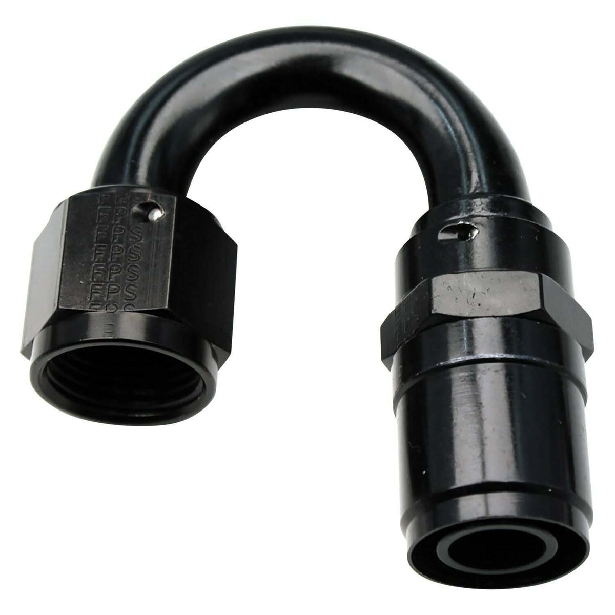 Fragola #8 Race-Rite, Crimp-On Hose End, 180 Degree - 2618008
