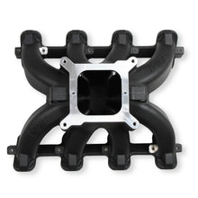 Holley Single Plane Split-Design Race Intake Manifold- GM LS1/LS2/LS6- Black.  - 300-256BK