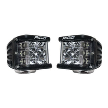 RIGID Industries Rigid D-Ss Pro Side Shooter, Flood Optic, Surface Mount, Black Housing, Pair - 262113