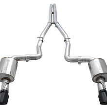 AWE 3020-33070 AWE Touring Edition Exhaust, Non-Resonated, Black Tips (2015-2020 Dodge Charger 6.4L / 6.2L SC)