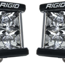 RIGID Industries Rigid D-Ss Pro Side Shooter, Spot Optic, Surface Mount, Black Housing, Pair - 262213