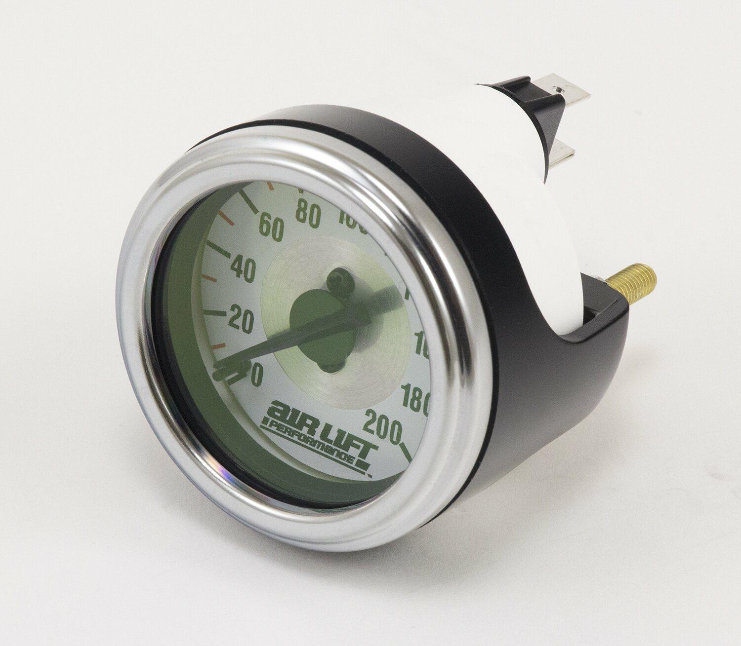 Air Lift Performance 26227 Single Needle Gauge- 200 PSI
