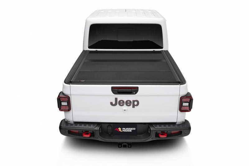 Rugged Ridge Armis Hard Folding With Line-X Bed Cover 20-21 Jeep Gladiator Jt - 13550.24