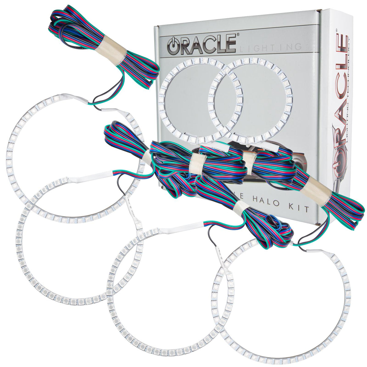 Oracle Lighting Colorshift Triple Halo Kit, Colorshift - Simple (2011-2013 Grand Cherokee) - 2627-504