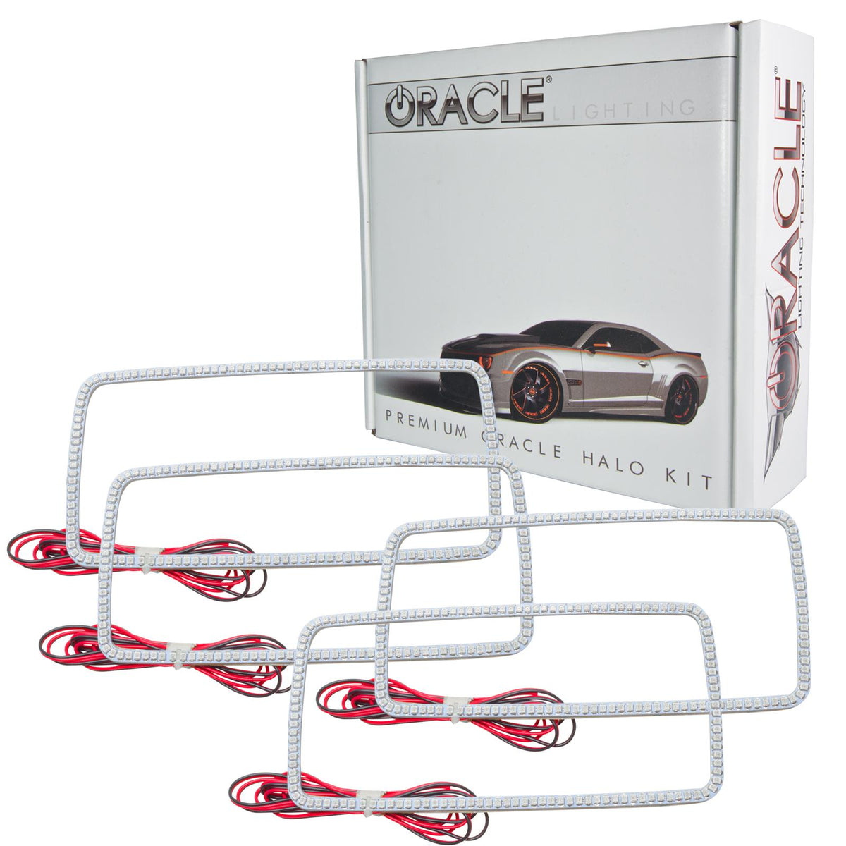 Oracle Lighting Led Halo Kit, New Square Ring Design, White - 2629-001