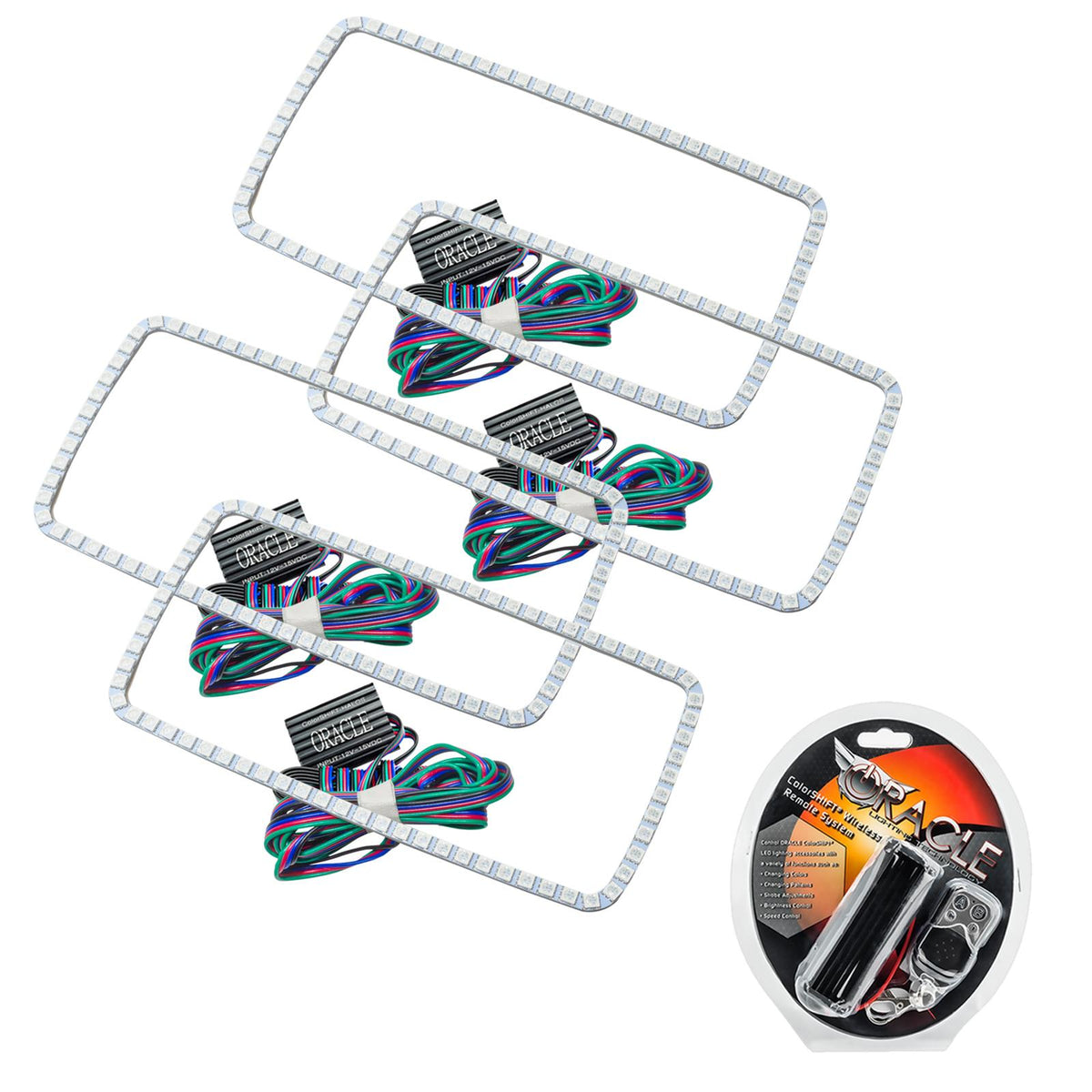 Oracle Lighting Colorshift Halo Kit, New Square Ring Design - 2629-330