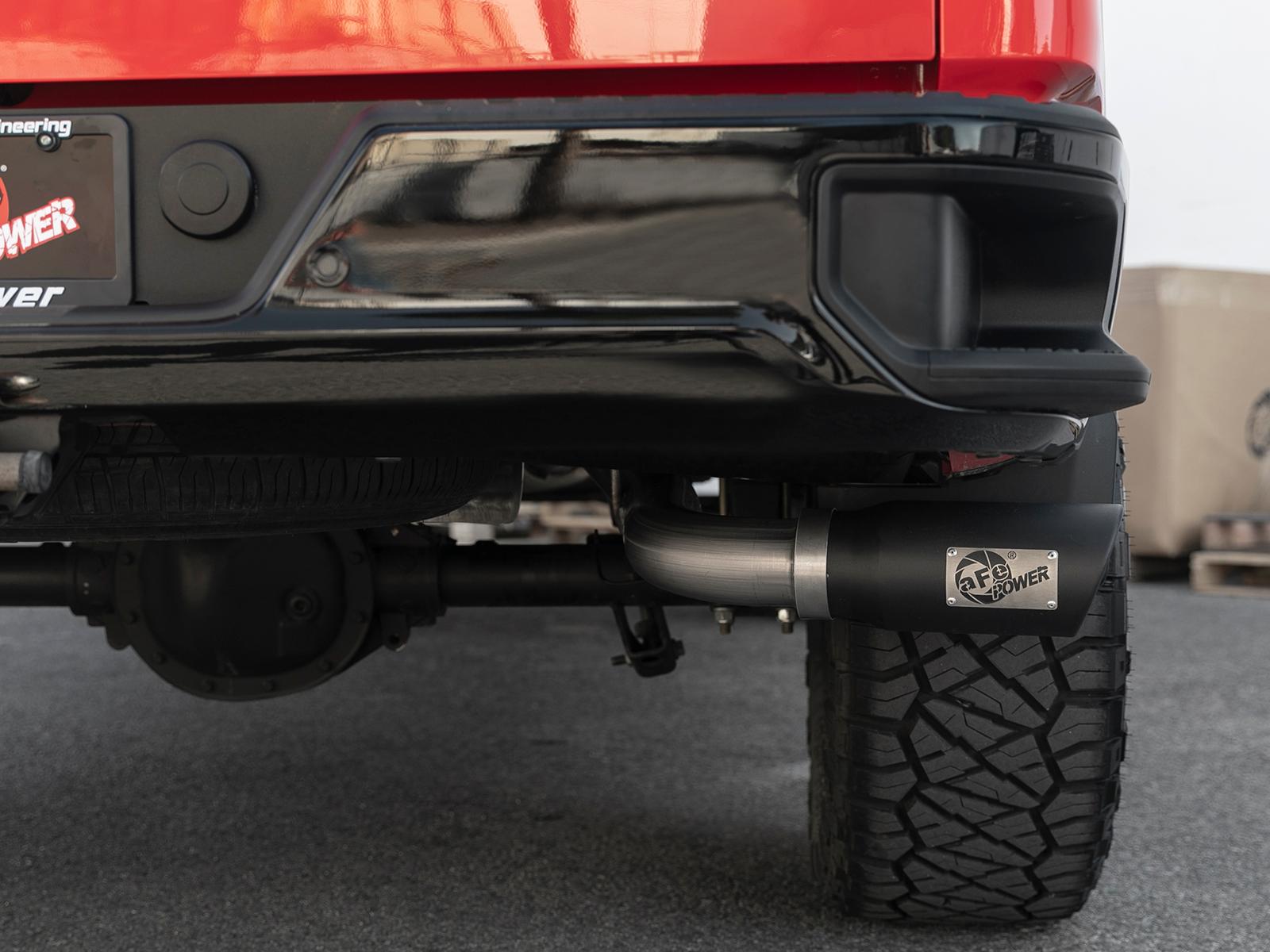 AFE Cat-Back Exhaust System (2019-2020 GM Trucks V6-4.3L/V8-5.3L) - 49-44107-B