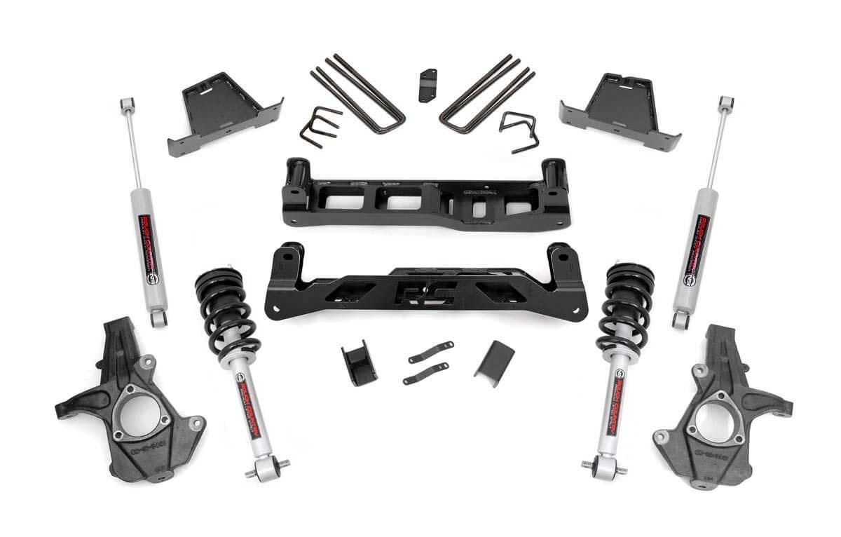 Rough Country 7.5in GM Suspension Lift Kit w/N3 Shocks & Struts (07-13 1500 PU) (2007-2013 GMC Sierra 1500,2007-2013 Silverado 1500) - 26331