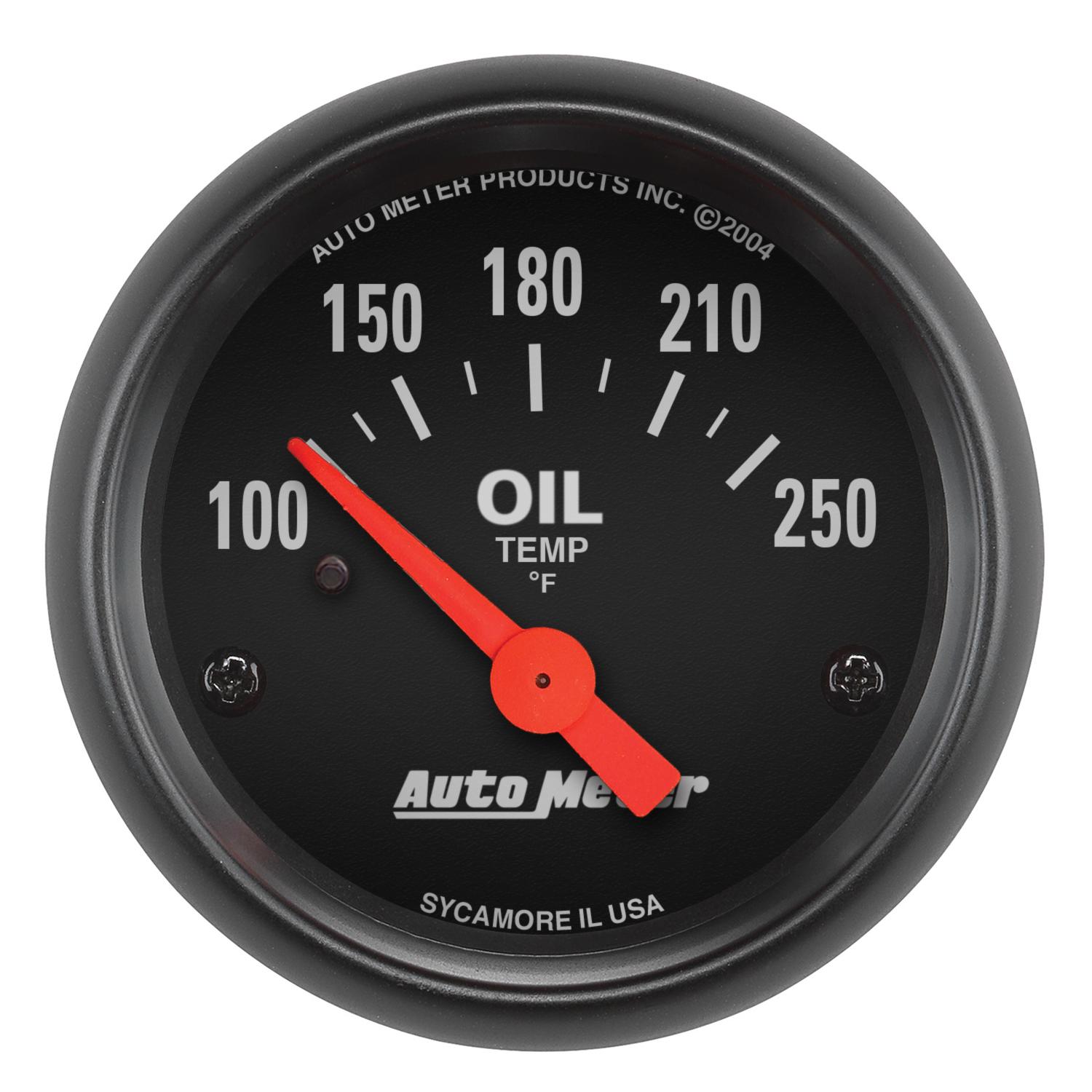 Auto Meter 2-1/16" OIL TEMPERATURE, 100-250 °F, Z-SERIES - 2638