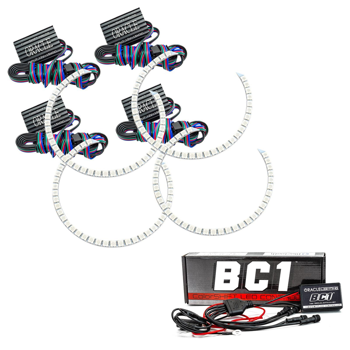 Oracle Lighting Colorshift Halo Kit, Round Style, Colorshift - Bc1 - 2639-335
