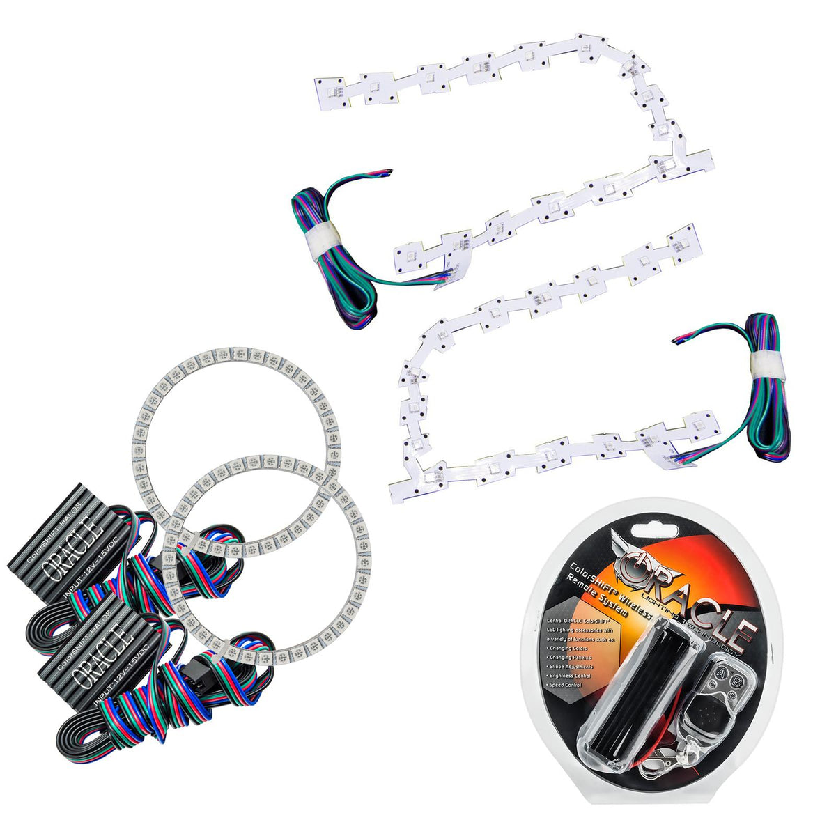 Oracle Lighting Colorshift Halo Kit, W/ Drl Kit (2011-2019 300) - 2642-330