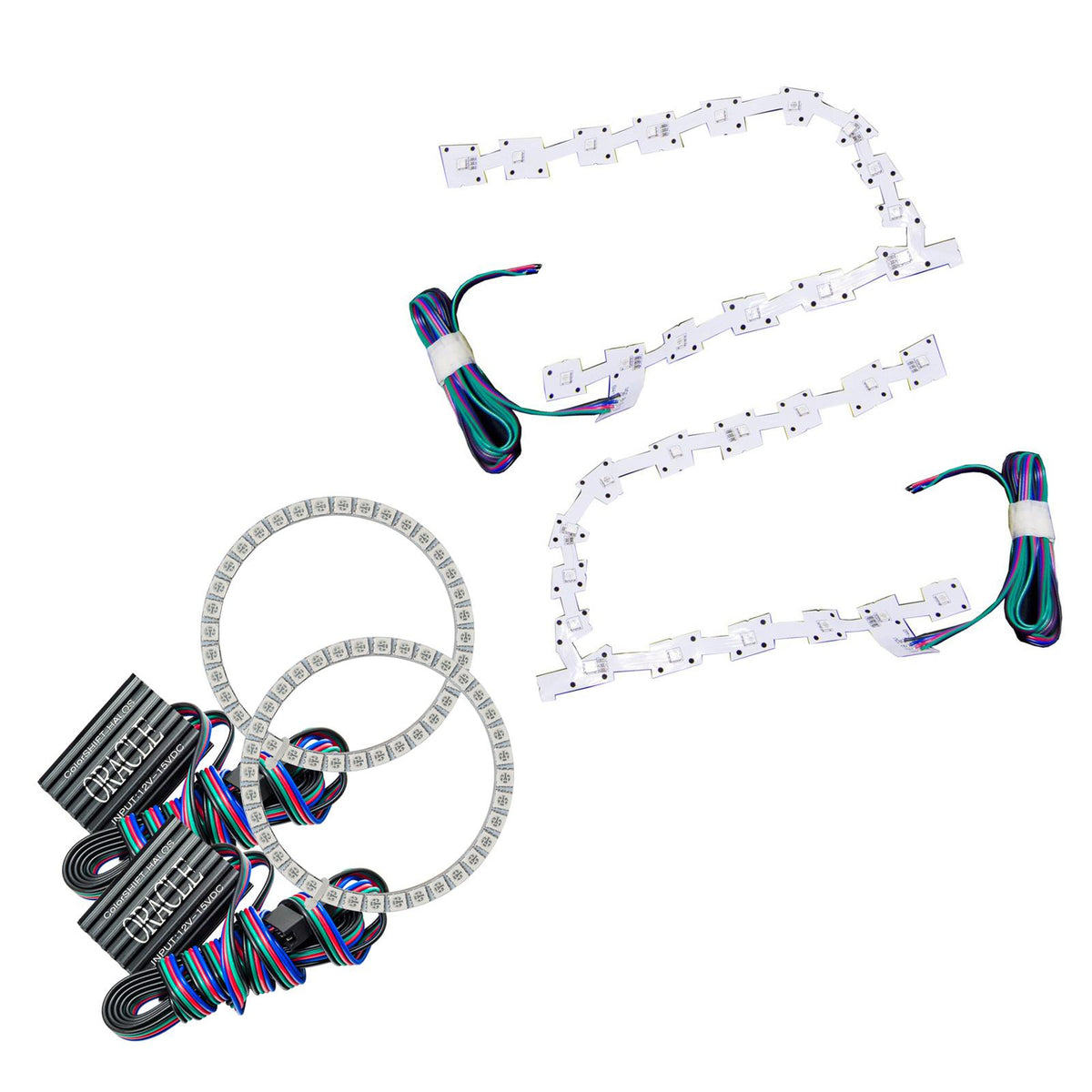 Oracle Lighting Colorshift Halo Kit, W/ Drl, Colorshift - No Controller (2011-2019 300) - 2642-334