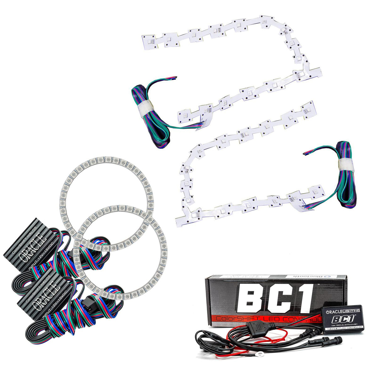Oracle Lighting Colorshift Halo Kit, W/ Drl, Colorshift - Bc1 (2011-2019 300) - 2642-335