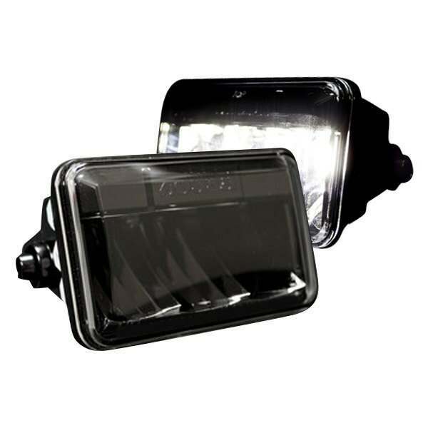 Recon Ford 15-20 F-150 (Excluding RAPTOR) & 17-21 SUPERDUTY LED Fog Lights 2-Piece Set (Replaces Both OEM Halogen Fog Lights Found on Ford F-150 15-20 & 17-21 SUPERDUTY) - 264519BK