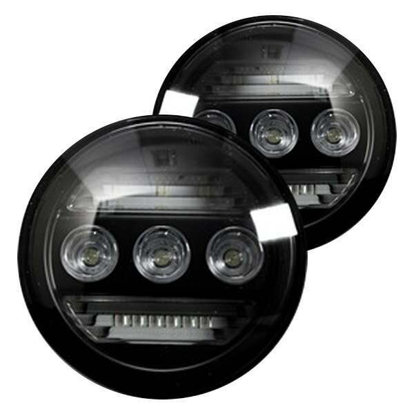 Recon GMC Sierra & Chevy Silverado 15-19 (3rd GEN) 3-Function Fog Light Kit - 264521BK