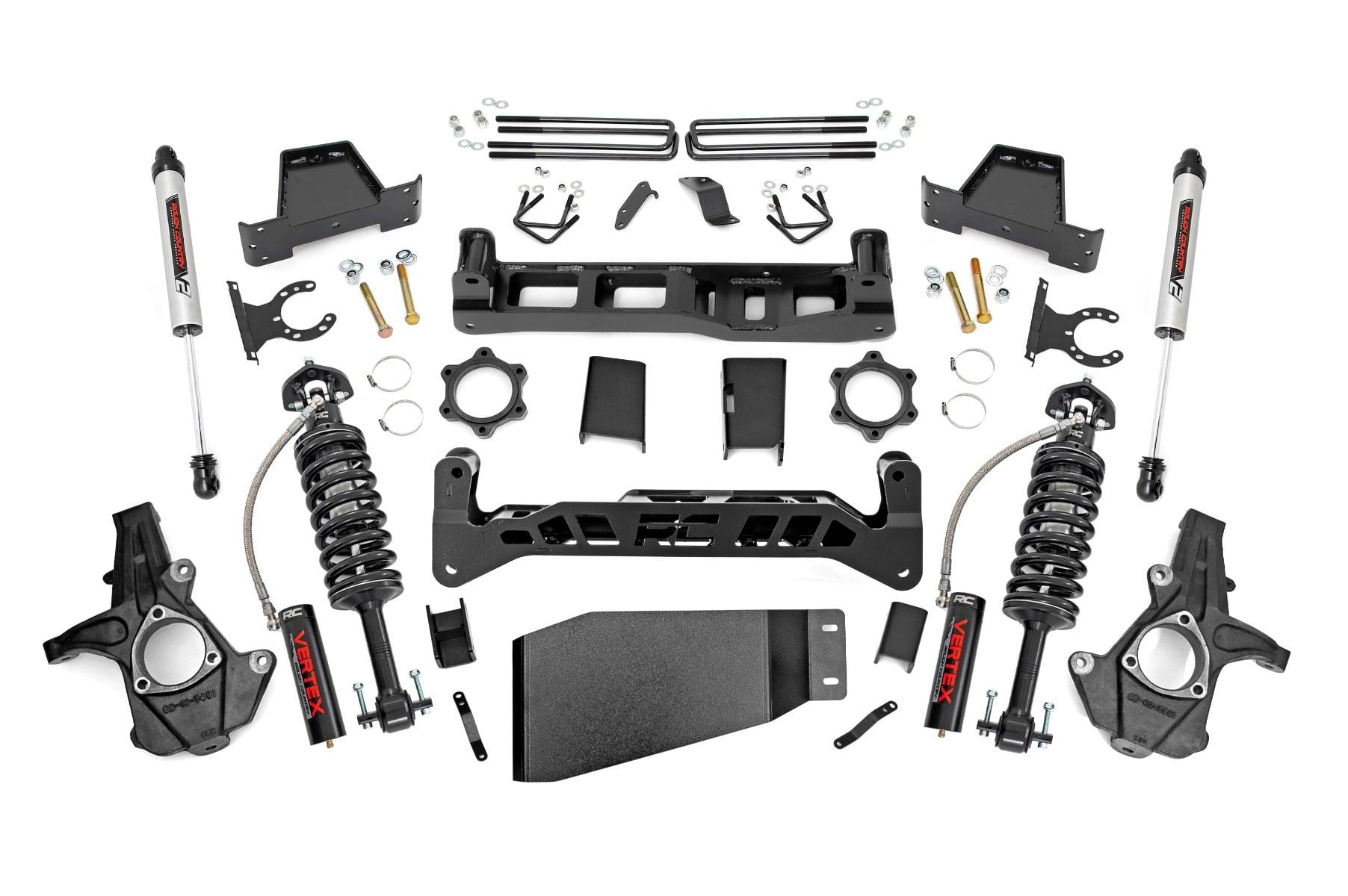 Rough Country 7.5in GM Suspension Lift Kit, Vertex (07-13 1500 PU) (2007-2013 GMC Sierra 1500,2007-2013 Silverado 1500) - 26457