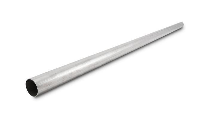 Vibrant Performance 2.375" O.D. 304 Stainless Steel Straight Tubing - 5 Foot Length - 2647