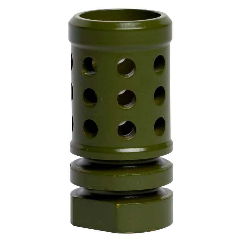 Recon Interchangeable Perforated Hole Design Rifle Barrel Antenna Tip Flash Hider - 264CBGR101