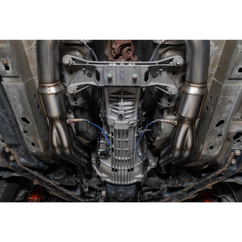 Texas Speed Full Header Back Catted System - Non Valved (2011-2014 Mustang GT) - TSP-S197FS-NV